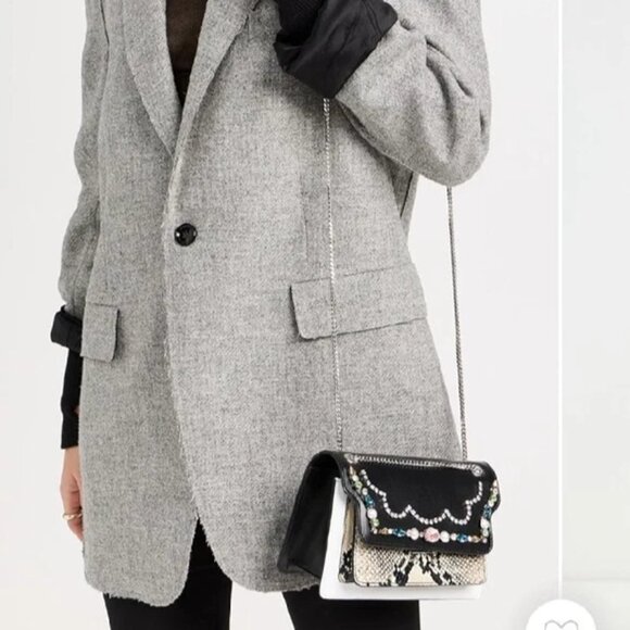 NEW Marni Trunk Envelope Beaded Shoulder Bag - Picture 2 of 16